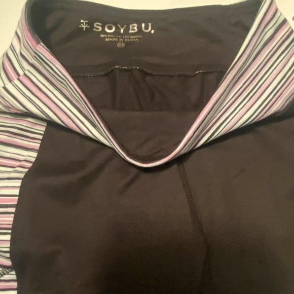 SOYBU sonic wave toni XS capri leggings workout - Picture 3 of 7
